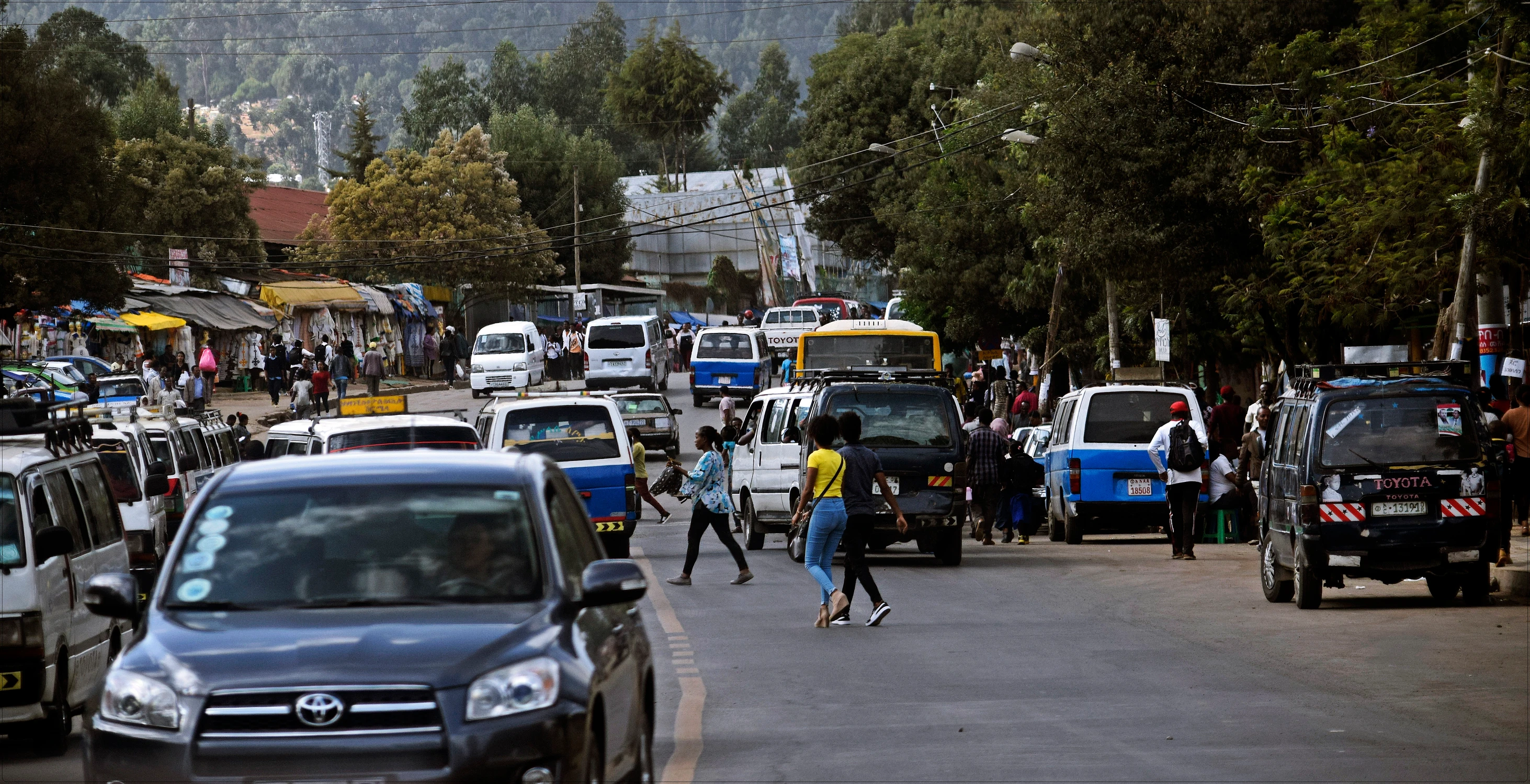 przedmieścia .Addis Abeba