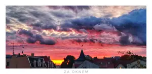 Koniec dnia za oknem