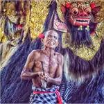 Taniec Kecak. Bali