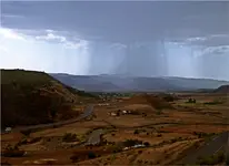 widok  z drogi. Etiopia