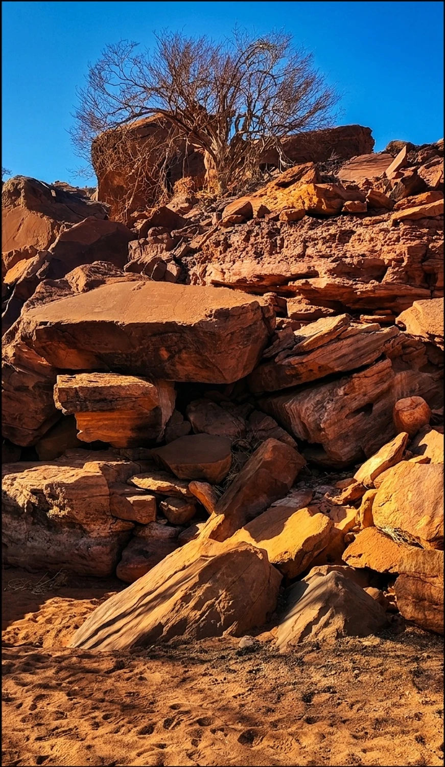 Twyfelfontein w regionie Kunene (Damaraland).