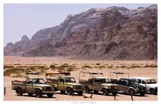 parking  Wadi Rum . Jordania