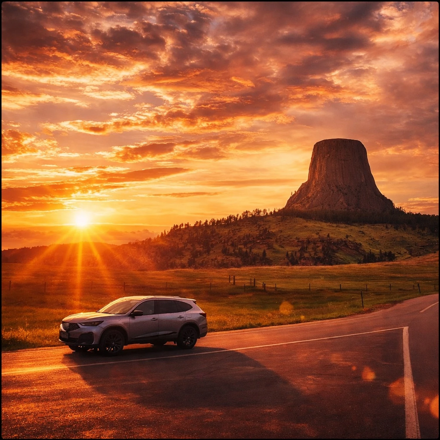 Autko i Wieża Diabła