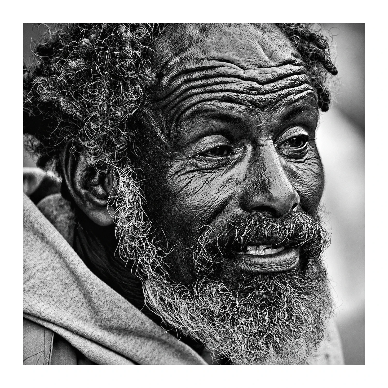 portret uliczny z Aksum