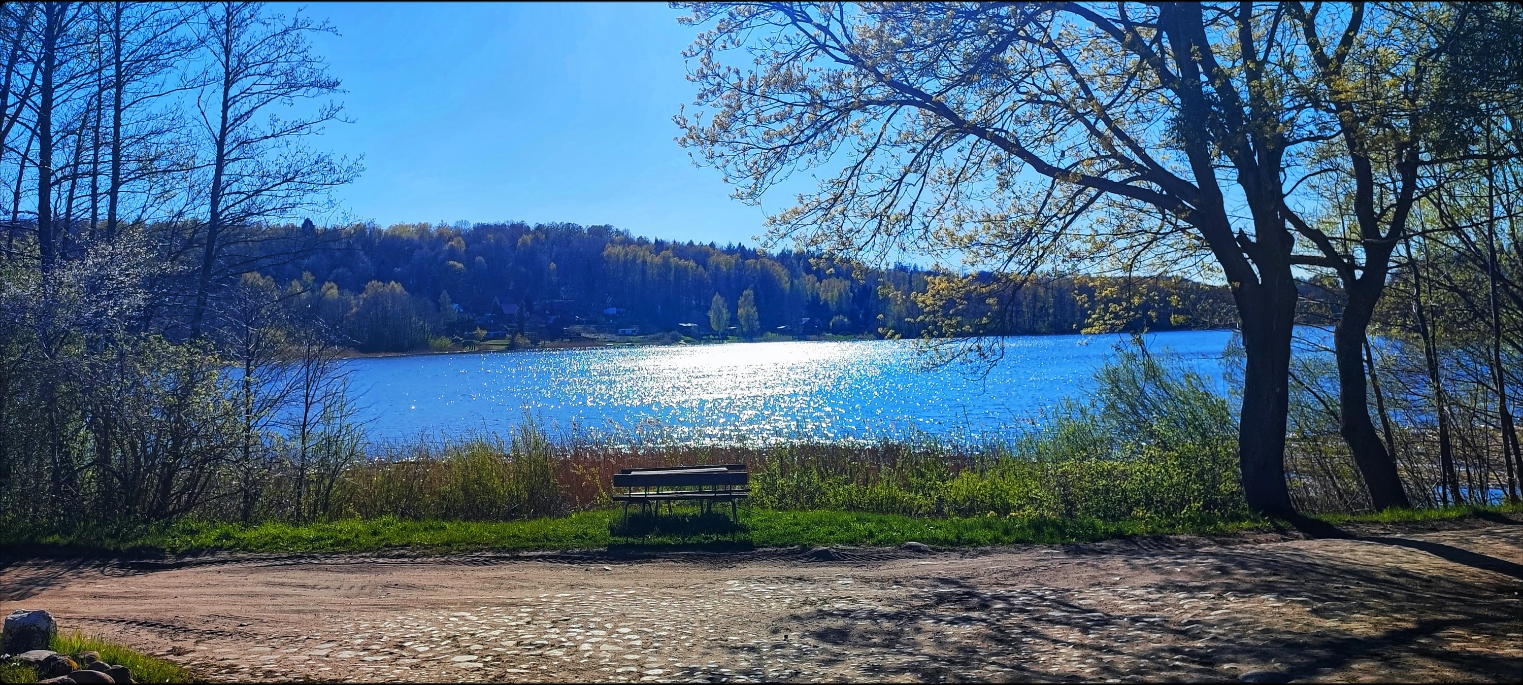 Zimne popołudnie na wsi