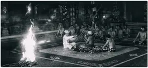 Taniec Kecak.Bali