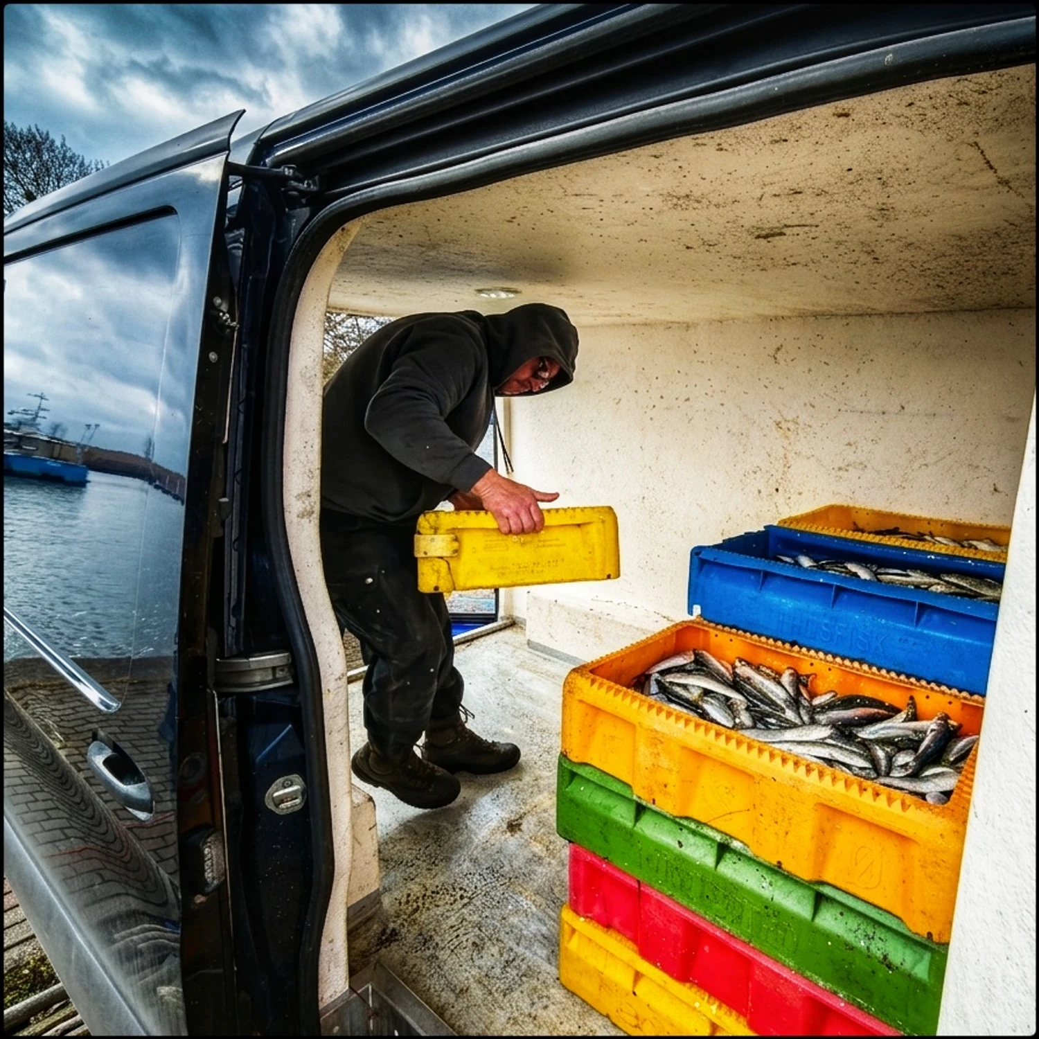 Pakujemy z kutra i do sklepu...