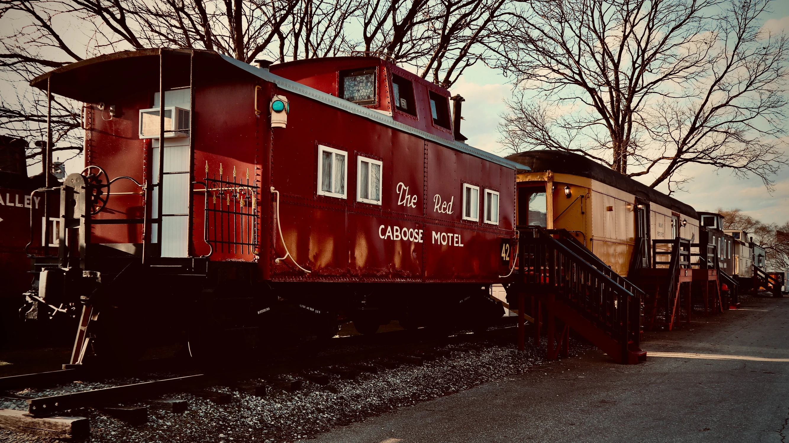 The Red Caboose Motel
