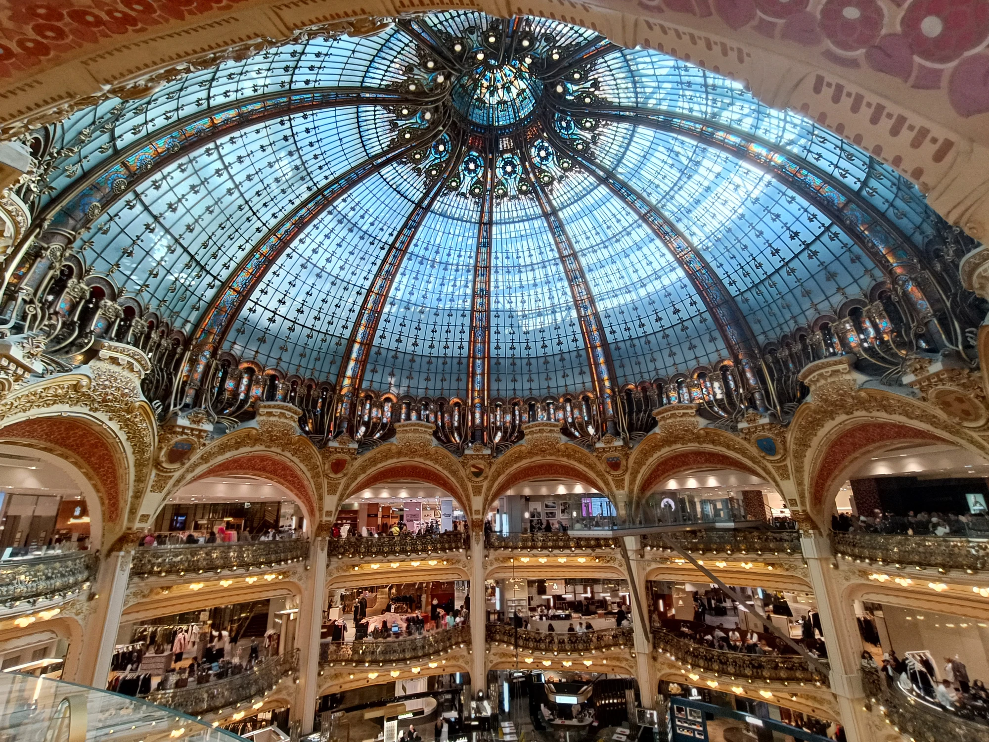 Podróże - Francja - Paryż - Galeries Lafayette