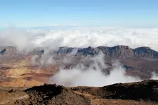 Podróże - Hiszpania - Teneryfa - Wulkan Teide - widok z niego 