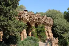  Podróże - Hiszpania - Barcelona - Park Güell- zaprojektowany przez A. Gaudiego