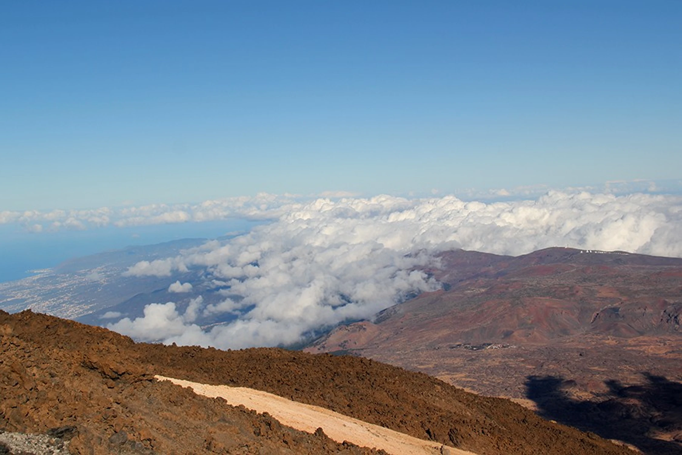 Podróże - Hiszpania - Teneryfa - Wulkan Teide - widok z niego 