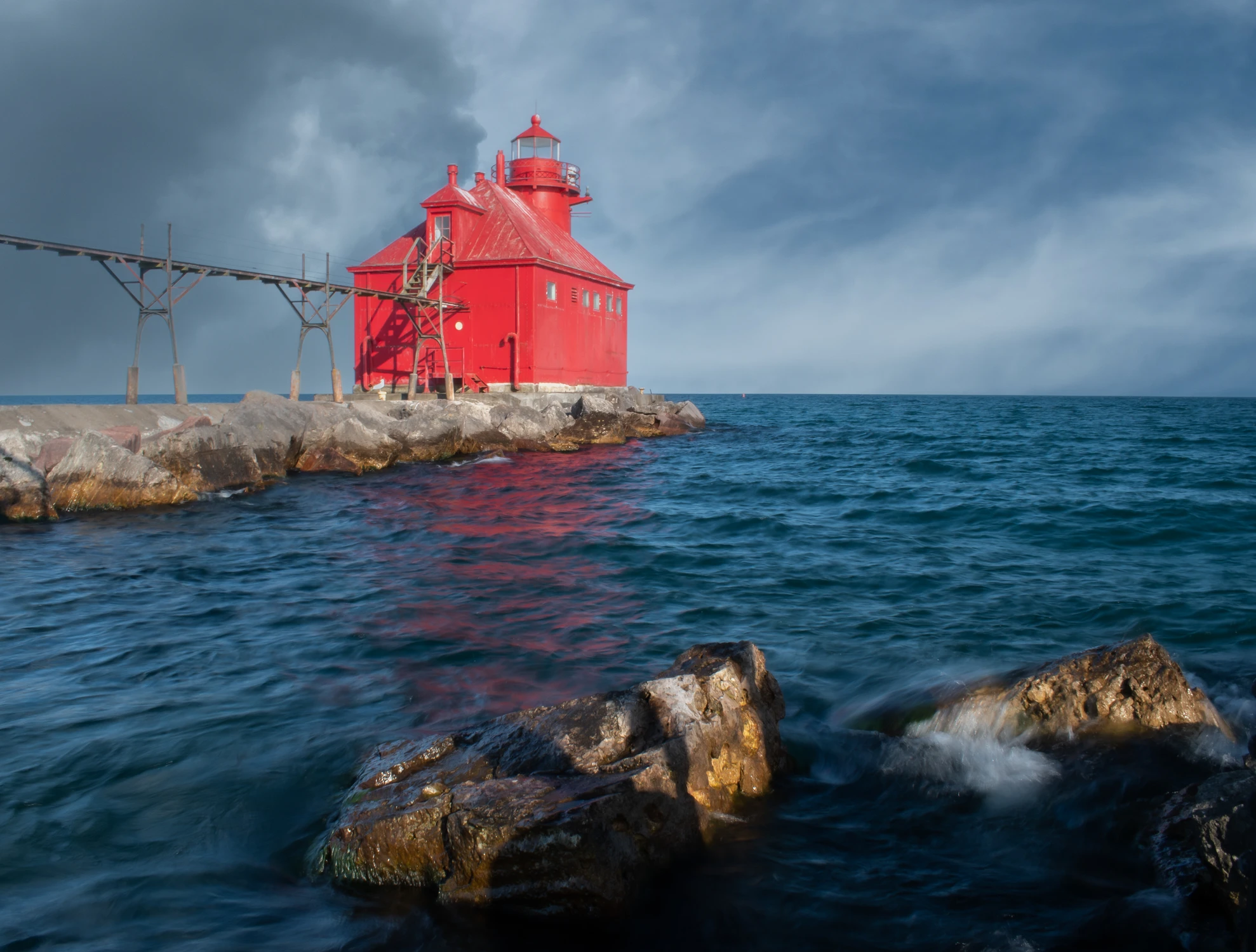  Sturgeon Bay Ship Canal Pierhead Lighthouse