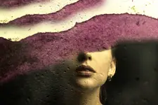 Purple Abstract Art