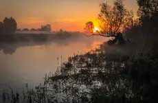 Poranek nad Krzną