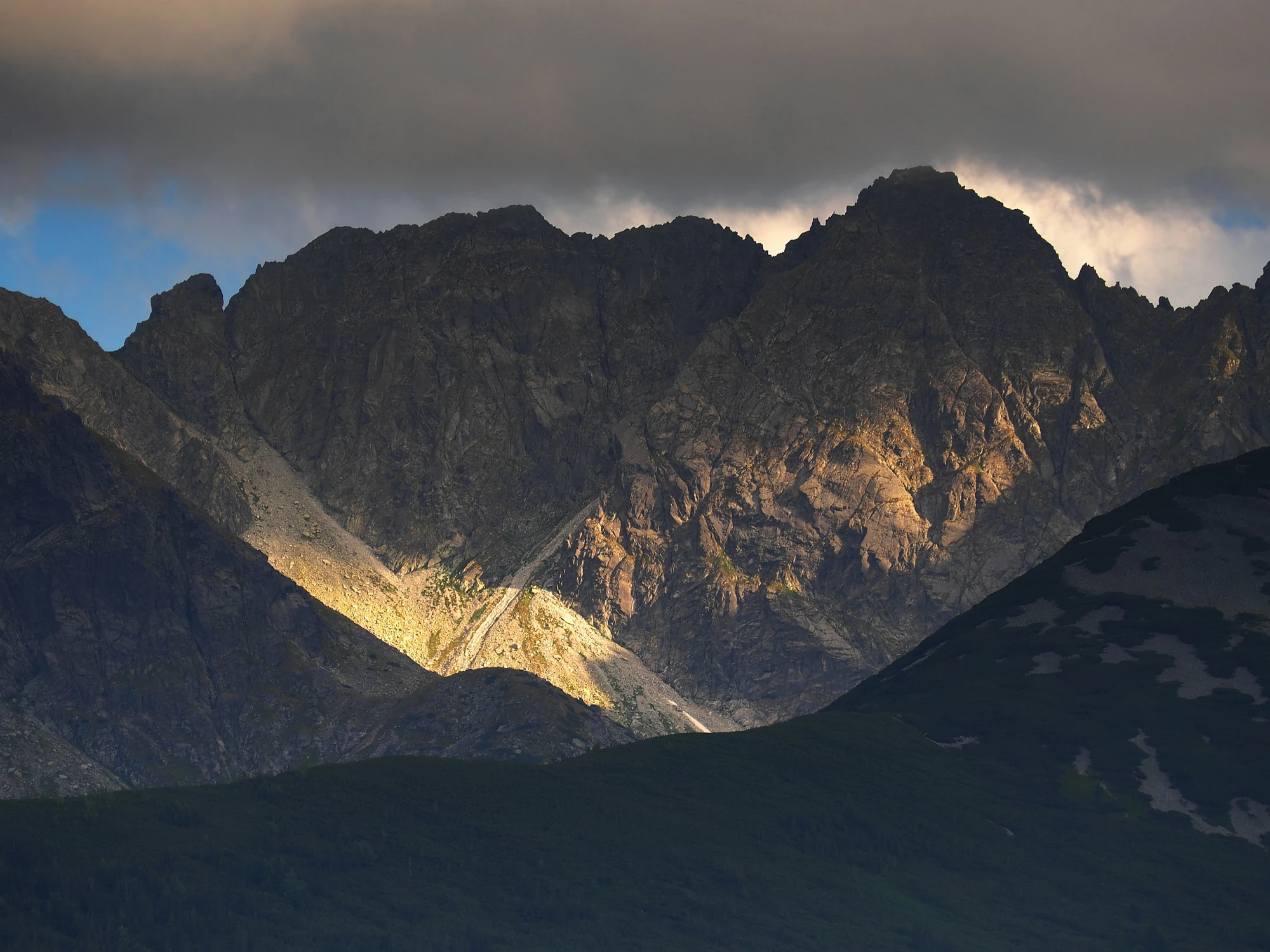 Wieczorne Tatry