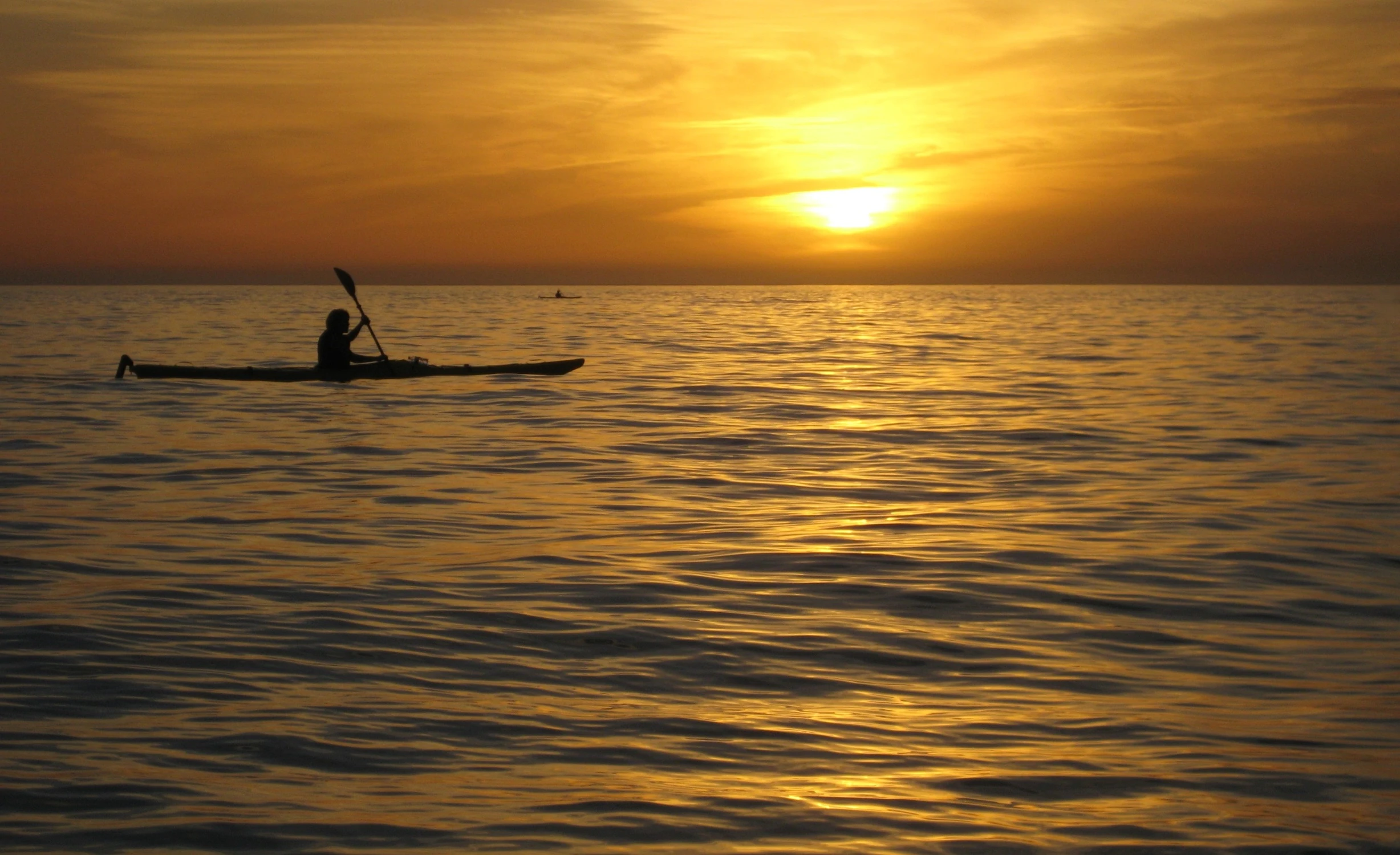 O zachodzie słońca