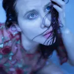 "Topiel w błękicie". Autoportret.