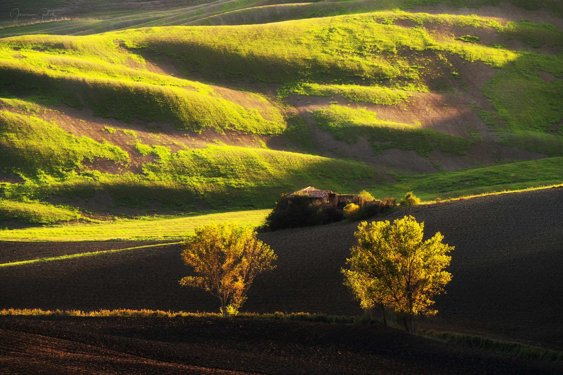 Opuszczona farma w Val d’Orcia