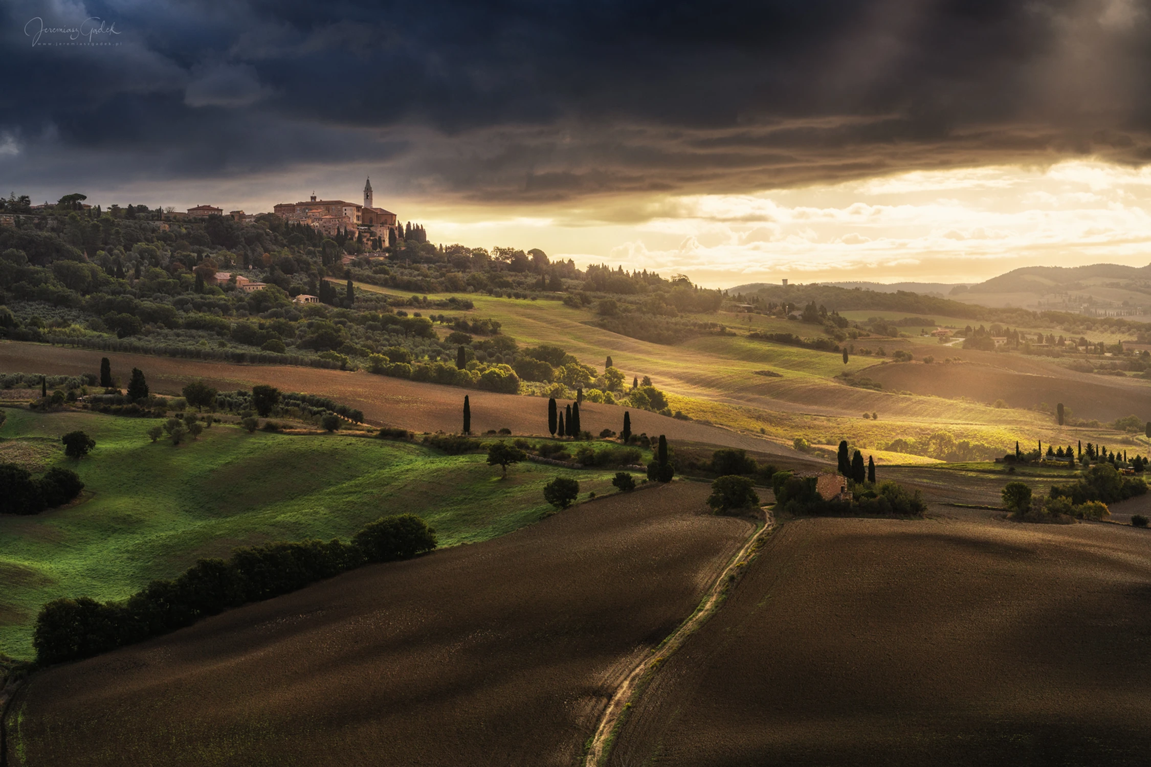 Wrześniowy poranek z widokiem na Pienzę