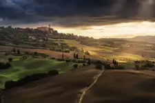 Wrześniowy poranek z widokiem na Pienzę