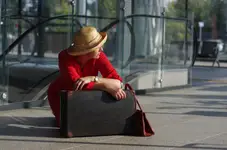 kobieta w podróży...
