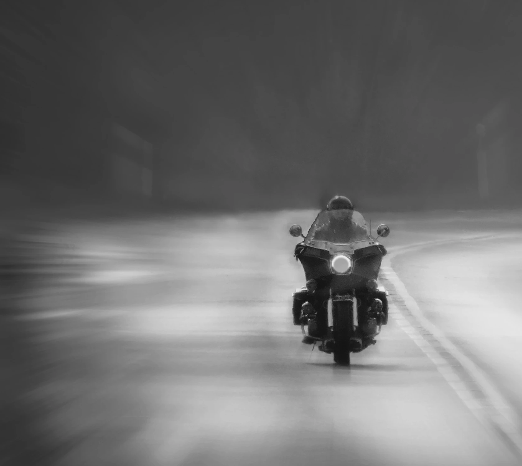 on the road