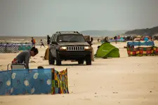 Jeepem na plażę ?
