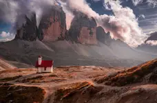 Kaplica Chiesetta Alpina u stóp Tre Cime di Lavaredo