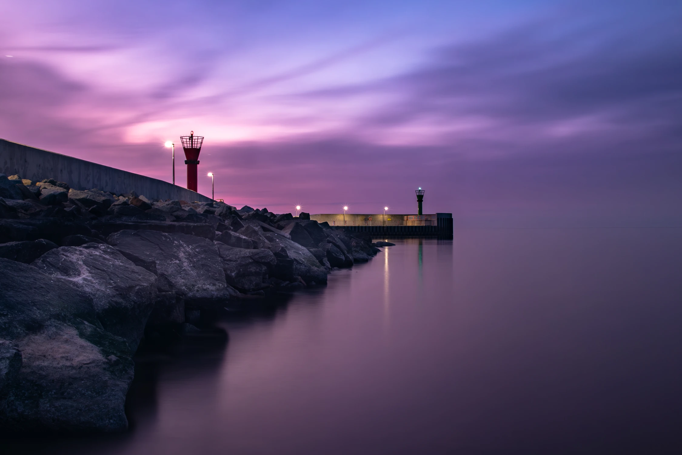 Wiosenny zachód....