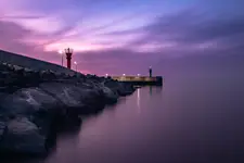 Wiosenny zachód....