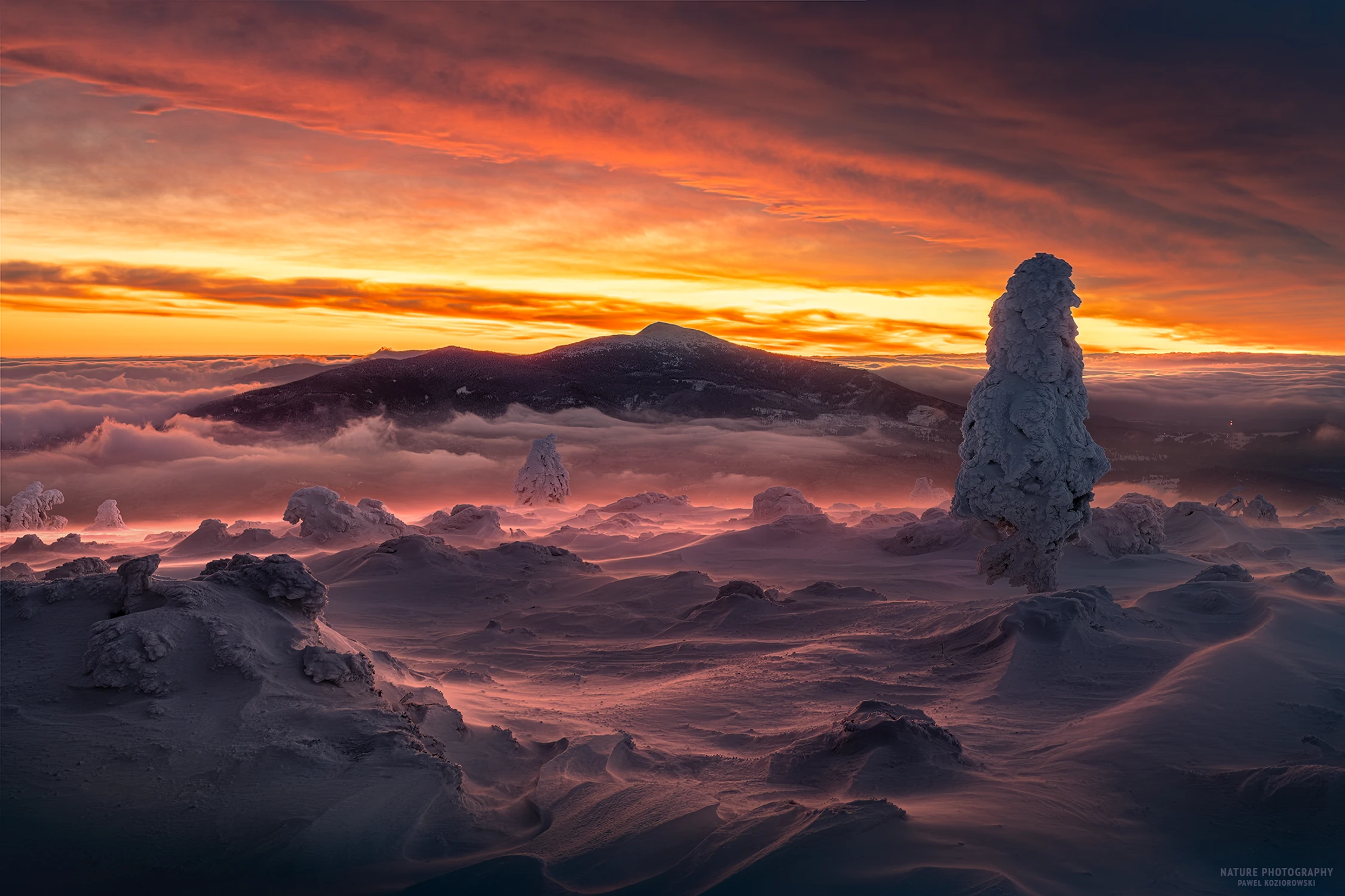 Babia Góra widziana z Pilska