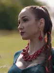 zamyślona