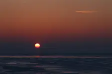 Krajobraz polodowcowy z chmurką