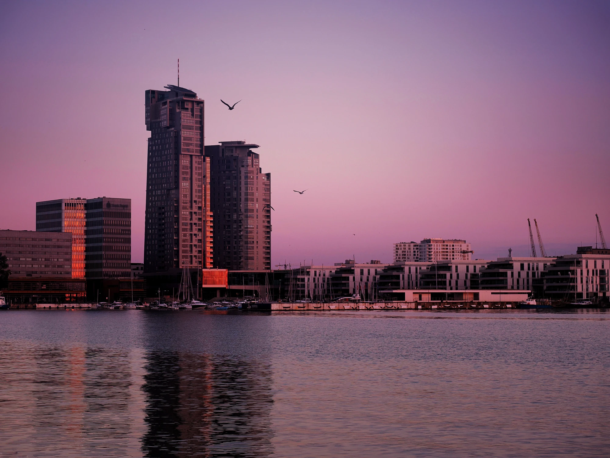 Sea Towers o świcie 