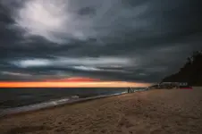 Wieczorem na plaży