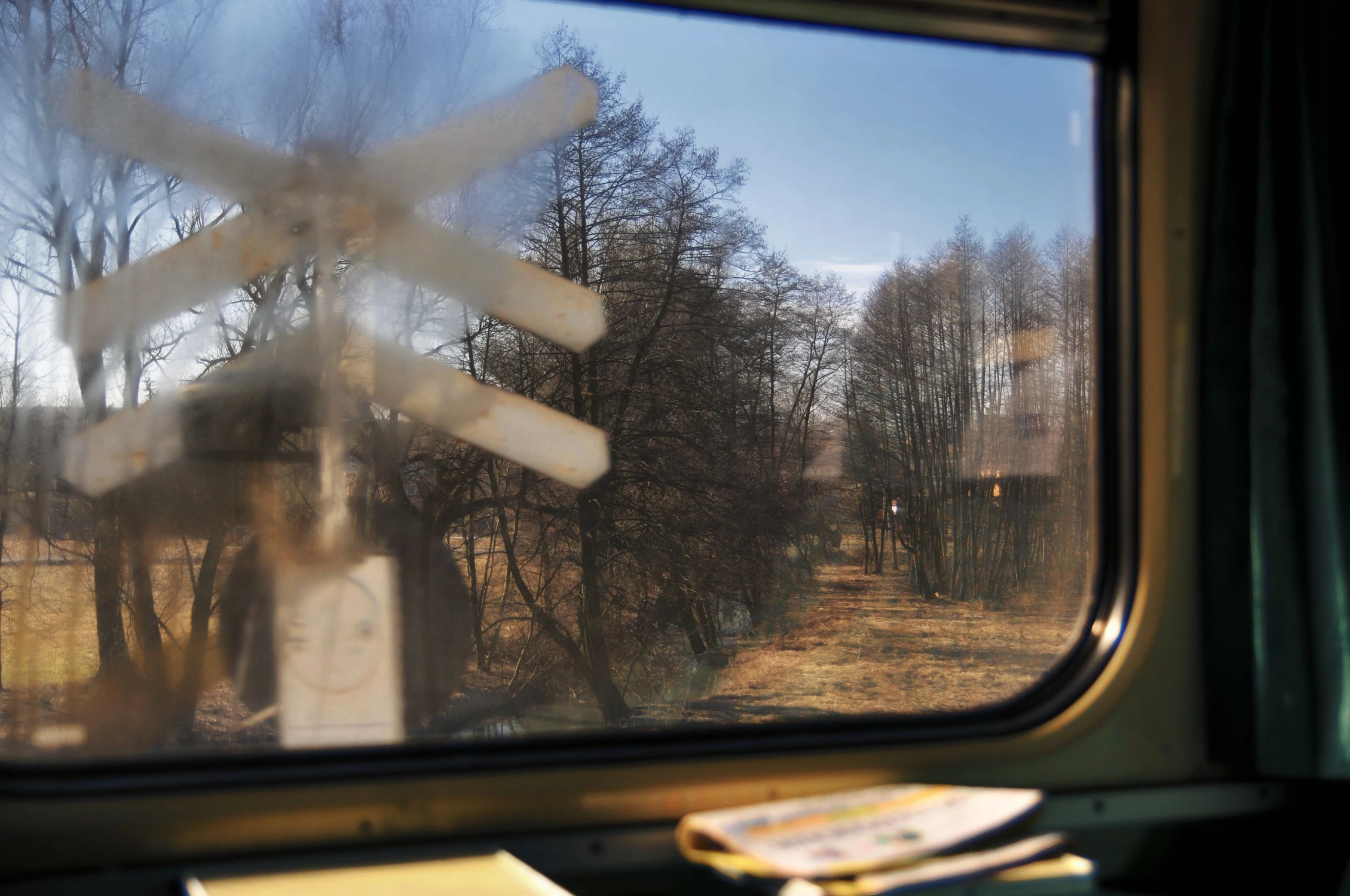 Krajobraz z okna pociągu