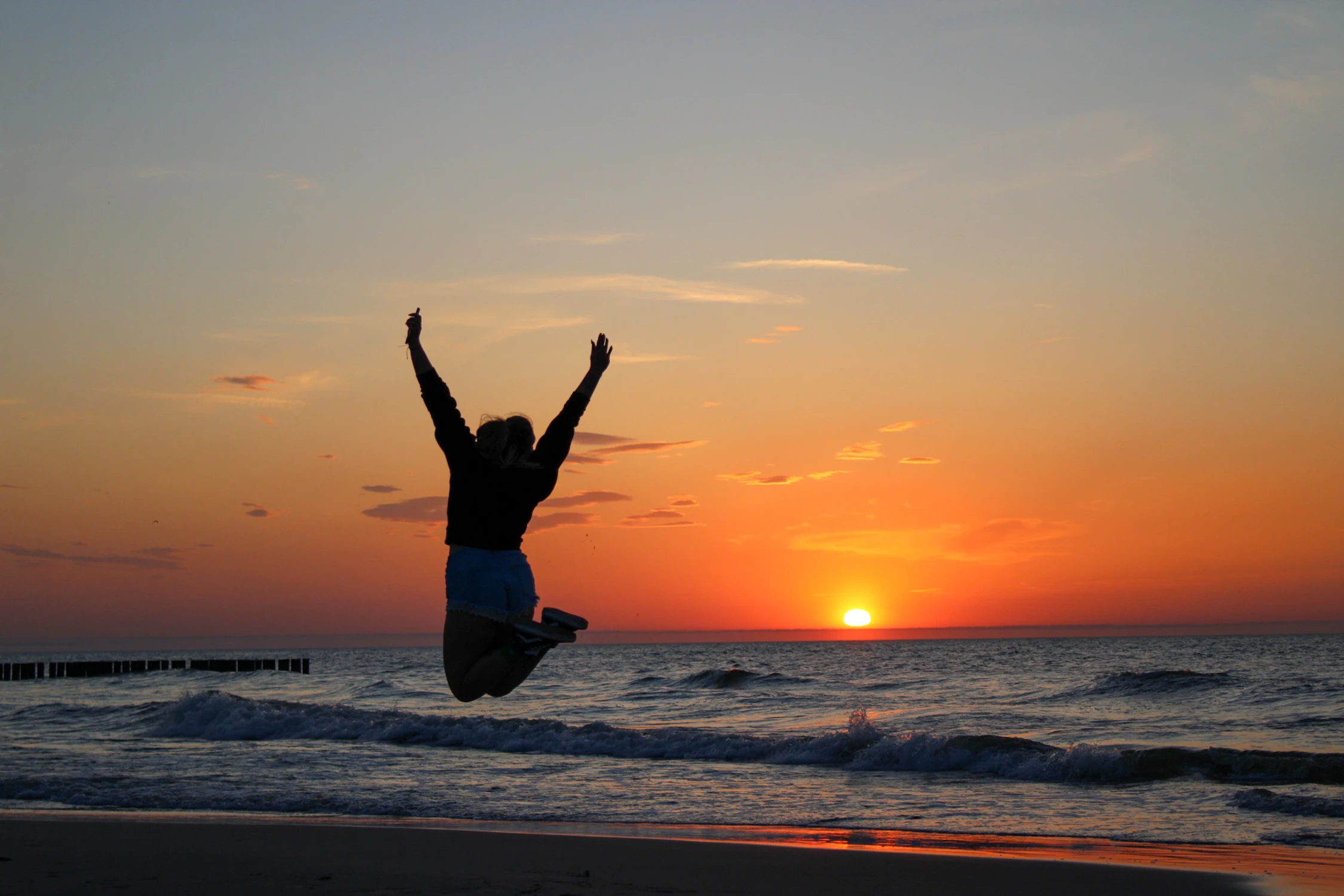 Sunset jumping 