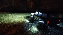 Axial SCX 10.2 Jeep Cherokee by night 