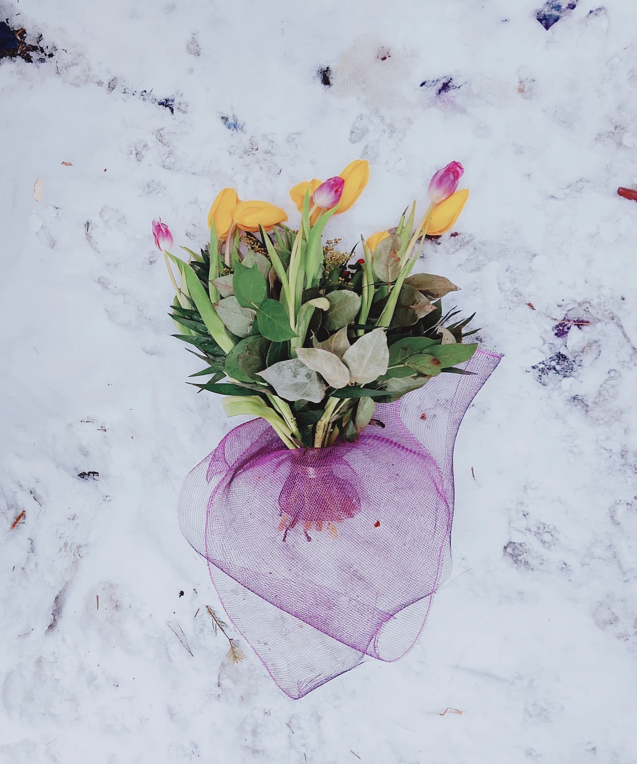 Śmietnik dostał kwiaty