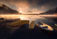 Poranek pod górą Fuji