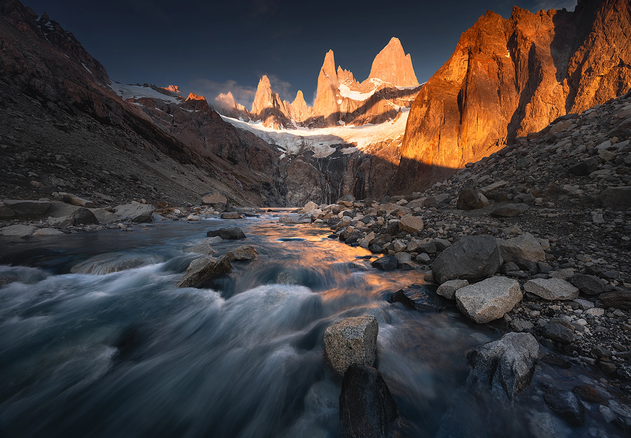 Laguna Sucia o poranku