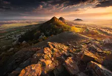 Zachód na Średniogórzu Czeskim 