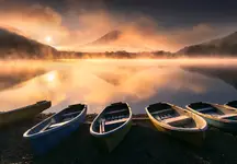 Poranek pod górą Fuji