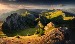 Poranek w Górach Ciucaș 