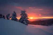 Zima w Gorcach
