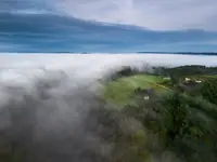 Pogórze Strzyżowskie pod pierzyną