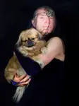 z serii parafrazy - damen z pekinką