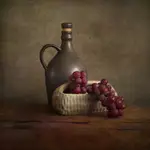 z winogronami