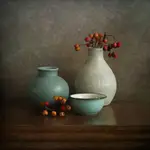 martwa natura z naczyniami